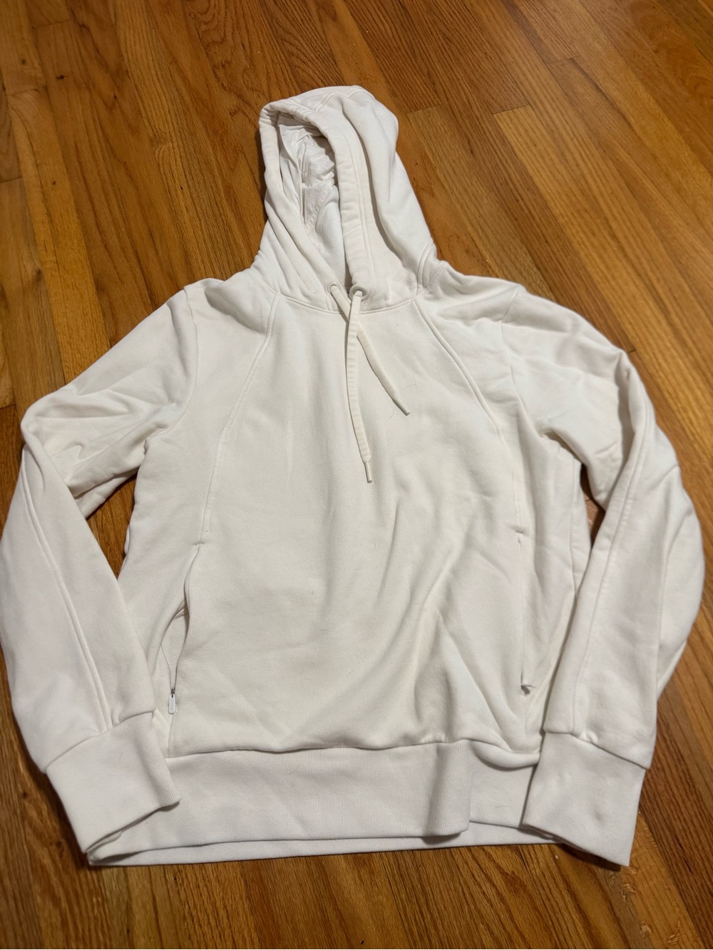 Athleta Women’s Cream Hooded Sweatshirt